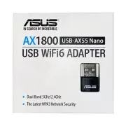 ASUS USB-AX55 NANO AX1800 Dual Band WiFi 6 USB Network Adapter NIB