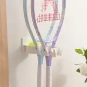 Wall Mount Tennis Racket Holder, Badminton Racket Storage Rack Sports Key Hooks,