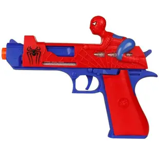 Z&T 送男孩子禮物 兒童玩具 玩具手槍 蜘蛛人手槍兒童電動玩具槍小男孩聲光帶音樂震動衝鋒搶寶寶機關槍