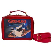 Gremlins - 40th Anniversary Vintage Lunchbox Crossbody Bag - 8.75x7.5x4 Inch