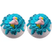 2PK Bomb Cosmetics Flock Star Bath Bomb Blaster Body Skin Fragrance Tub Fizzies