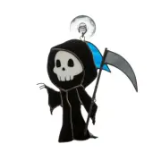 GRIM Reaper Suncatcher Halloween Stained Glass Wall Hangings Halloween Gift