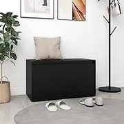 Storage Bench, Entryway Bench for Living Room Bedroom Hall, 80 x 40 x 45 cm, Engineered Wood
