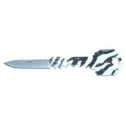 New SOG Key Shape Knife Zebra 1,5" Straight Pen Blade Stainless Steel Lockback