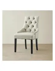 [Koala Living] Saxon Cloud Vegan Leather Dining Chair in Grey
