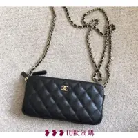 在飛比找蝦皮購物優惠-默默店二手Chanel A82527 small leath