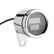 Electronic Tachometer 2 in 1 Motorcycle LED Digital Voltmeter Tachometer