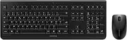 [CHERRY] DW 3000, Wireless Keyboard and Mouse Set, French Layout, AZERTY Keyboard, Battery Powered, GS Approved, Whisper Quiet keystroke, Black