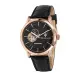 【MASERATI TIME】瑪莎拉蒂 Epoca系列 黑色錶面皮革機械男腕錶 R8821118009