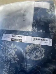 NEW IKEA EKESKOG Sofabed Sofa Bed Cover Slipcover - Mofalla Dark Blue / Floral