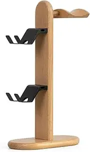 Headphone Stand, Headset Stand & Durable Headset Holder, Premium Desk Organizer for Gaming and Office Headphones(Black)