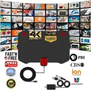 5600 Miles Upgraded TV Antenna HDTV Amplified Digital TV Antenna 4K 1080P