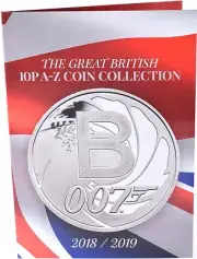 2018 - 2019 Great British 10p A - Z Coin Collection Album Collectors Coins XMAS