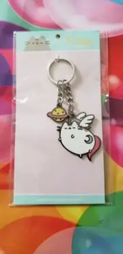 Pusheen Keychain UNICORN Very Rare .