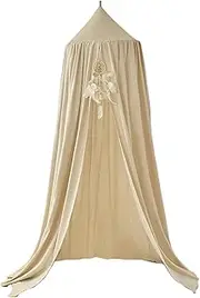 Bed Tent - Crib Canopy Dome Net Tent | Tent Curtains Netting Cover | Childrens Room Decorationtent Bed Curtains | Toddler Tent Curtains Netting Cover for Reading Nook Hideaway Bedding