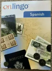 Onlingo Spanish Cd’s Level 1 Audio Cd 1 ,2 Learning Guide 2006 Mac And PC