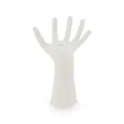VTWonen Matte Ecomix Hand Wide White 24cm Candle Holder