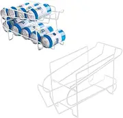 CATIEBYE 1Pc Iron Beer Can Holder Rack Iron Fridge Organizer for Cans for Soda Beer and Storage Kitchen Bar Restaurant Office