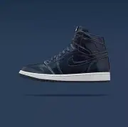Nike Air Jordan Retro 1 High OG Dover Street Market size 8. Navy. 789747-401.