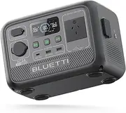 BLUETTI Portable Power Station AC2A, 204Wh LiFePO4 Battery Backup w/ 1 300W (600W Power Lifting) AC Outlets, Recharge from 0-80% in 40 Min., Solar Generator for Outdoor Camping (Solar Panel Optional)