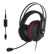 Asus TUF GAMING H7 RED PC/ PS4 Gaming Headset with Onboard 7.1 Virtual Surround (LS)
