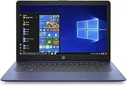 HP Stream 14-inch Laptop, Intel Celeron N4000, 4 GB RAM, 64 GB eMMC, Windows 10 Home in S Mode with Office 365 Personal for 1 Year (14-cb185nr, Royal Blue)