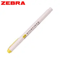 在飛比找誠品線上優惠-ZEBRA WKT7-M雙頭柔色螢光筆/ 檸檬黃色/ 3支1