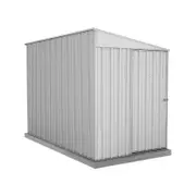 Absco Sheds 1.52 x 3.0 x 2.06m Zincalume Narrow Single Door Garden Shed