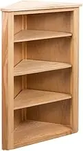 Generic Corner Shelf 59x36x100 cm Solid Oak Wood,247041
