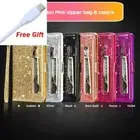 For Samsung Galaxy Z Fold3 4 5 6 Glitter Folding Phone Case With Free Cable
