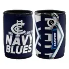 Carlton Blues AFL Bottle Opener Keyring and Beer Can Bottle Cooler Stubby Holder