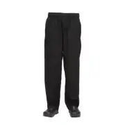 Chef Works Black Baggy Chef Pants (2XL)