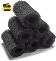 6Pcs Pre-Filter Sponge, Pre Filter Foam Sponge Roll for Aquarium Fish Tank (6 X