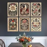 EARTHING HANDS Madhubani Art Paintings with Frame for Home Decoration - Traditional Framed Painting for Living Room Bedroom Office Decor - Painting for Wall Decoration (Multi2)
