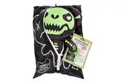 Deddy Bears - Bones Halloween Bear in Bag, Plush Toy, Black, 30cm (Height)