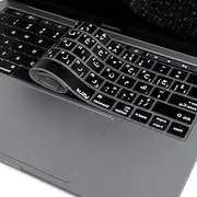 Kuzy Compatible with MacBook Pro with Touch Bar 13" or 15" (A1989 A1990 & A1706 A1707) Release 2018 2017 2016 Silicone Skin Keyboard Cover - Arabic/English