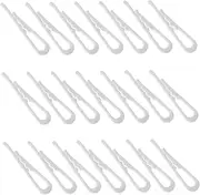 Levemolo Shirt Packing Clips Set of 200 Plastic Sock Holders Alligator Clips Smooth Edges for Longevity