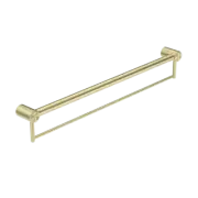 Nero Mecca Care 32mm Grab Rail With Towel Holder 900mm Brushed Gold NRCR3230BBG