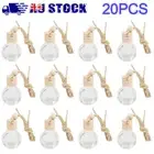 Up to 20X Car Air Freshener Diffuser Empty Glass Bottle Hanging Perfume Ornament