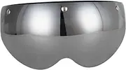 JicSuXi Helmet Visor Helmet Face Shield Flip up Repair Parts Accessories Protective Wind Shield Helmet Lens Visor Shield, Silver