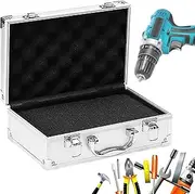 Metal Tool Box - Aluminum Storage Briefcase, Handle Tool Organizer Briefcase | Aluminum Alloy Tool Box - Portable Tool Organizer with Handle for Measuring Instruments Computer Accessories