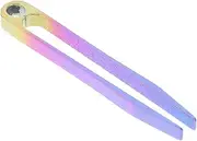 Titanium Alloy Mini Tweezers Camping Gear Keychain Tweezers for Travel Camping Cutlery