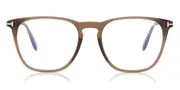 Tom Ford FT5937-B Blue-Light Block 048 Men's Glasses Brown Size 52 - Private Health Rebate - Blue Light Block Available