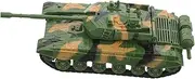 KONTONTY Toy Boys and Girls Tank Tank Model Educational Simulation 3-6 Years Old Camouflage Green