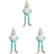 3x LVD Gnome Dangly Mint Decorative Sculpture Ornament Home Christmas Decor