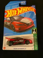 2022 HOT WHEELS #100 HW GREEN SPEED 2/5 NISSAN LEAF NISMO RC_02 RED NEAR MINT