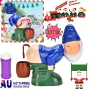 2023 Funny Santa Bubble Blowing Machine Santa Claus Bubble Maker Toy OrnamentAN