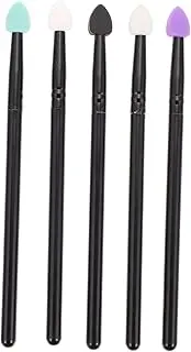 COMPUKAS 5Pcs Silicone Eyeshadow Brush for Glitter Makeup Washable Tools for Sensitive Skin Professional Eyeshadow Applicators for Eye Makeup Application