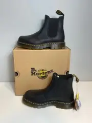 Dr. Martens Black Boots 2976 SR Black W8 M7 New