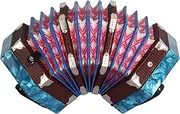 Concertina Accordion 20-Button 40-Reed Anglo Style with Carrying Bag